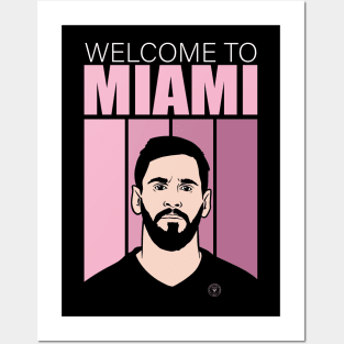 Leo Messi In Inter Miami Posters and Art